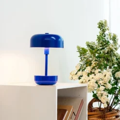 Haipot Blue Rechargeable LED Table Lamp