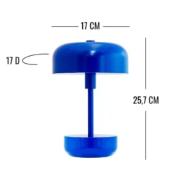 Haipot Blue Rechargeable LED Table Lamp