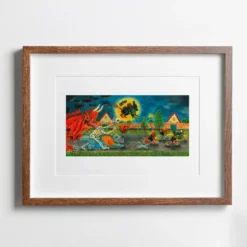 Halloween Giclée Print A3