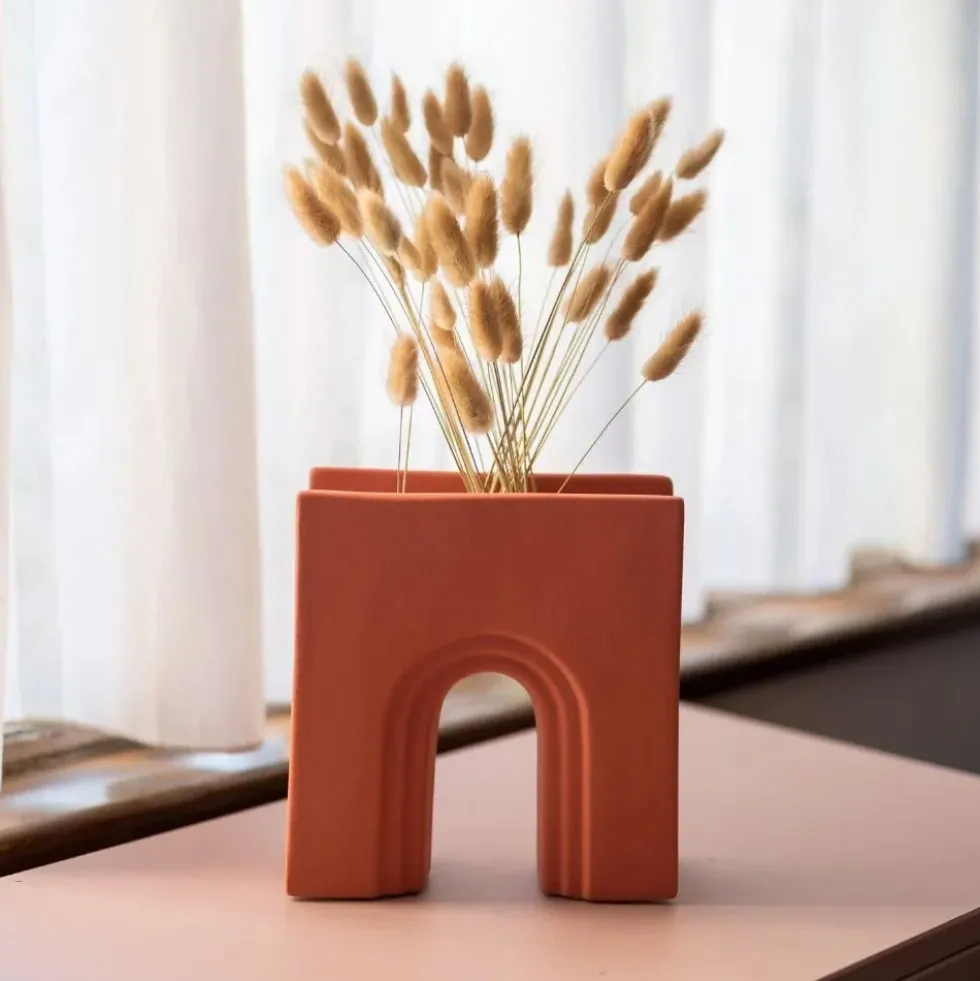 Handmade Nordic Terracotta Vases Dodeca