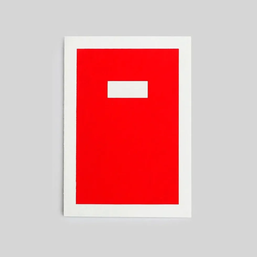 Hanji Book Cabinet A5 Plain Red