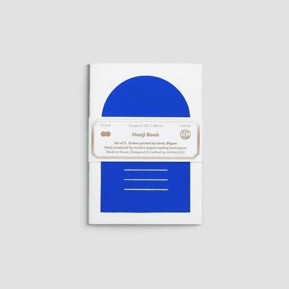 Hanji Book Passport 3pcs/set Blue