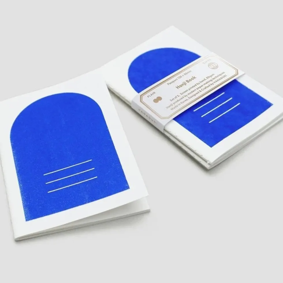 Hanji Book Passport 3pcs/set Blue