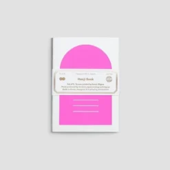 Hanji Book Passport 3pcs/set Neon Pink