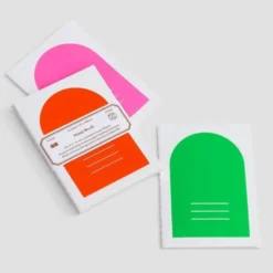 Hanji Book Passport 3pcs/set Neon Pink