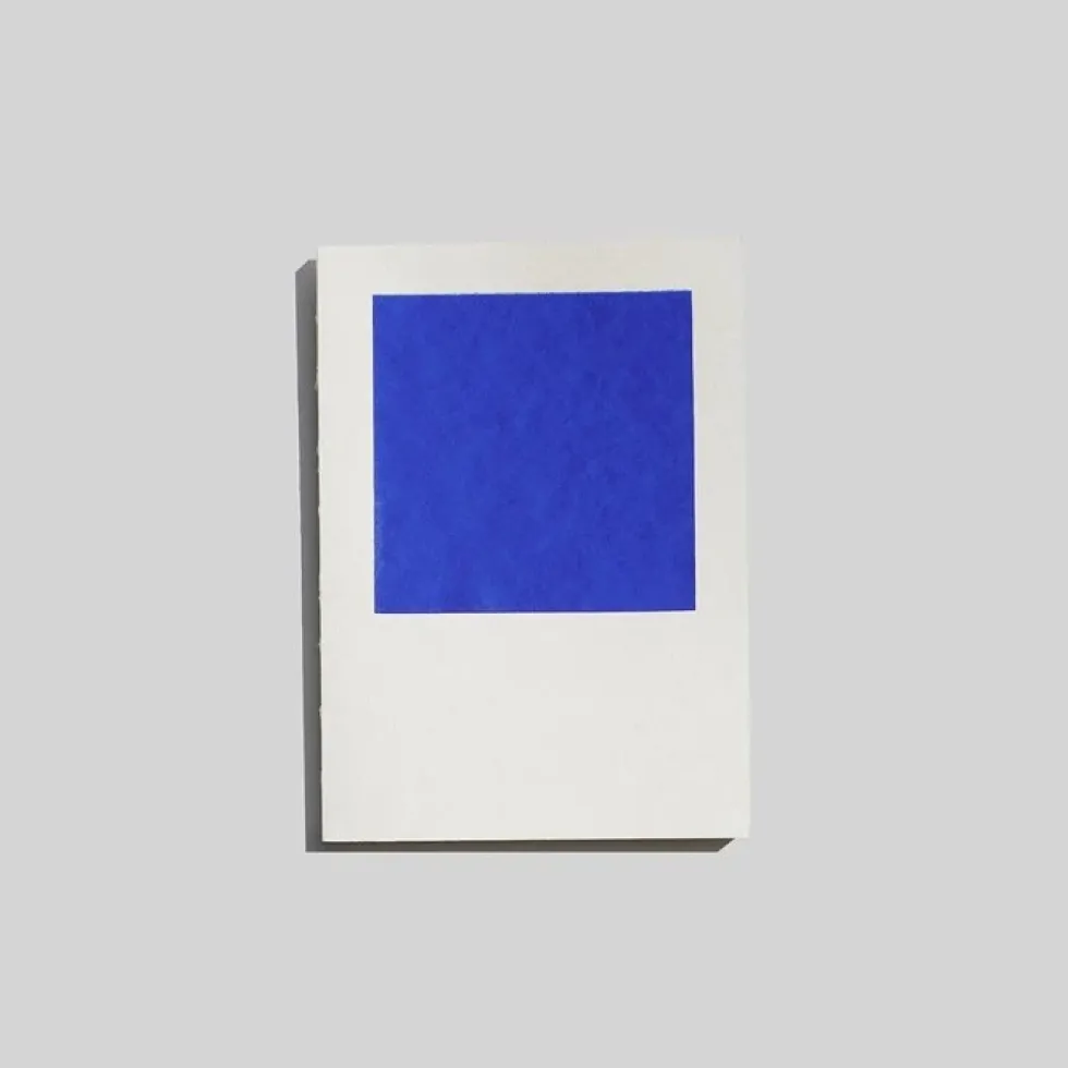 Hanji Book Symbol A6 Plain Blue Square