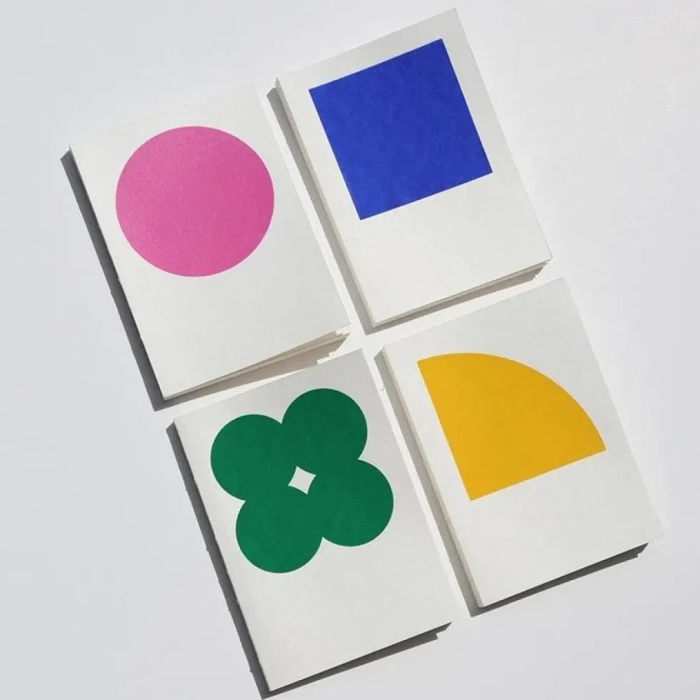 Hanji Book Symbol A6 Plain Yellow Quarter