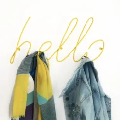 Hello Coat Rack Yellow