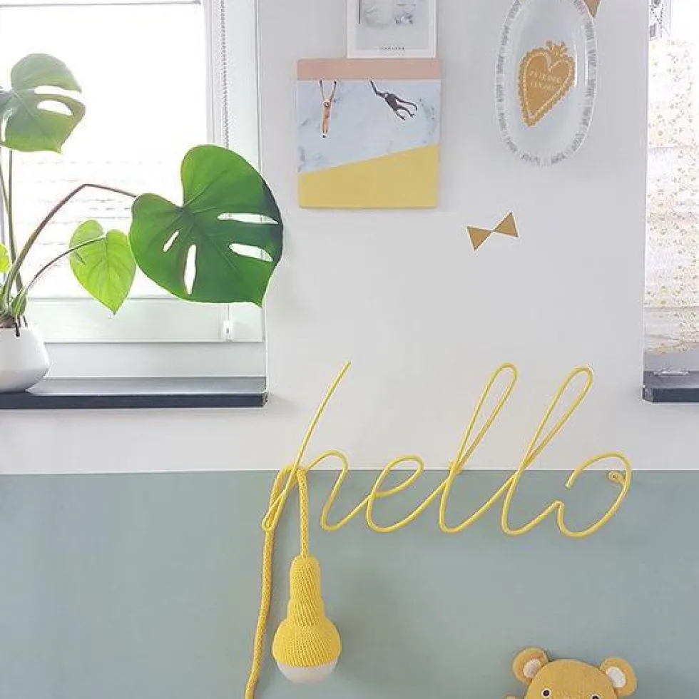 Hello Coat Rack Yellow