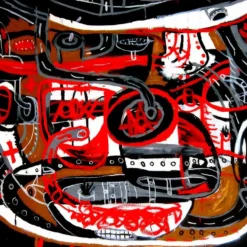 Humillo en la Boca Giclée Print 22x22