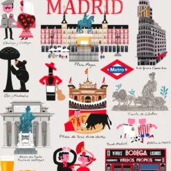 Iconos Madrid Impresión Giclée