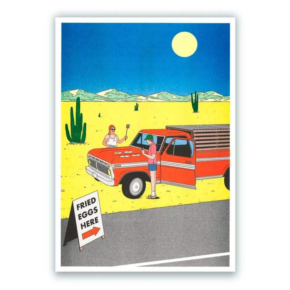 If you don’t have stove, use a pickup Risograph A3