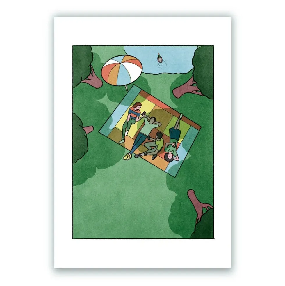 In the Park Giclée Print A5