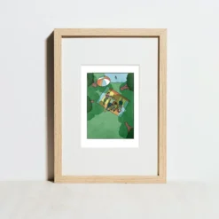 In the Park Giclée Print A5