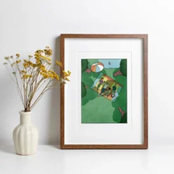 In the Park Giclée Print A5