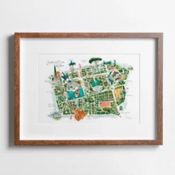 Jardines del Buen Retiro Giclée Print