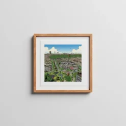 La ciudad de Mis Sueños Giclée Print 22x22