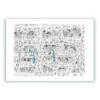 La Ciudad y El Teleférico Giclée Print A3