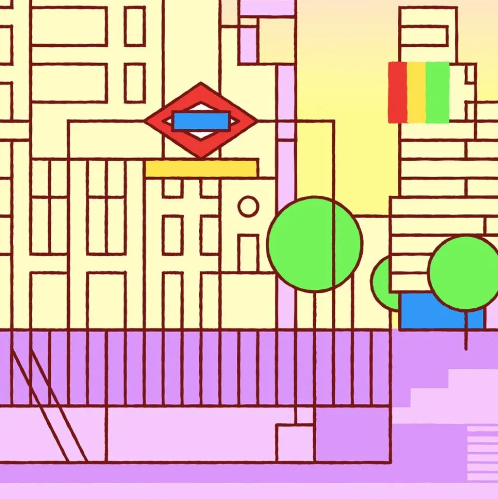 La Gran Vía Giclée Print A5