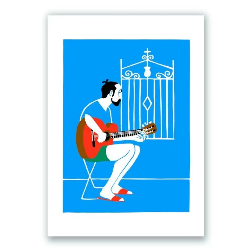 La Guitarra del Mar Giclée Print