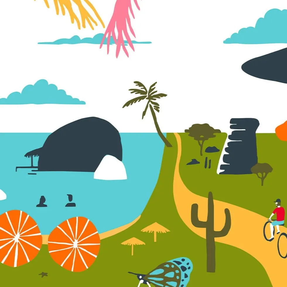 Landscape La Buena Vida Giclée Print