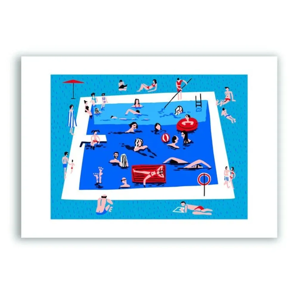 La Piscina Giclée Print