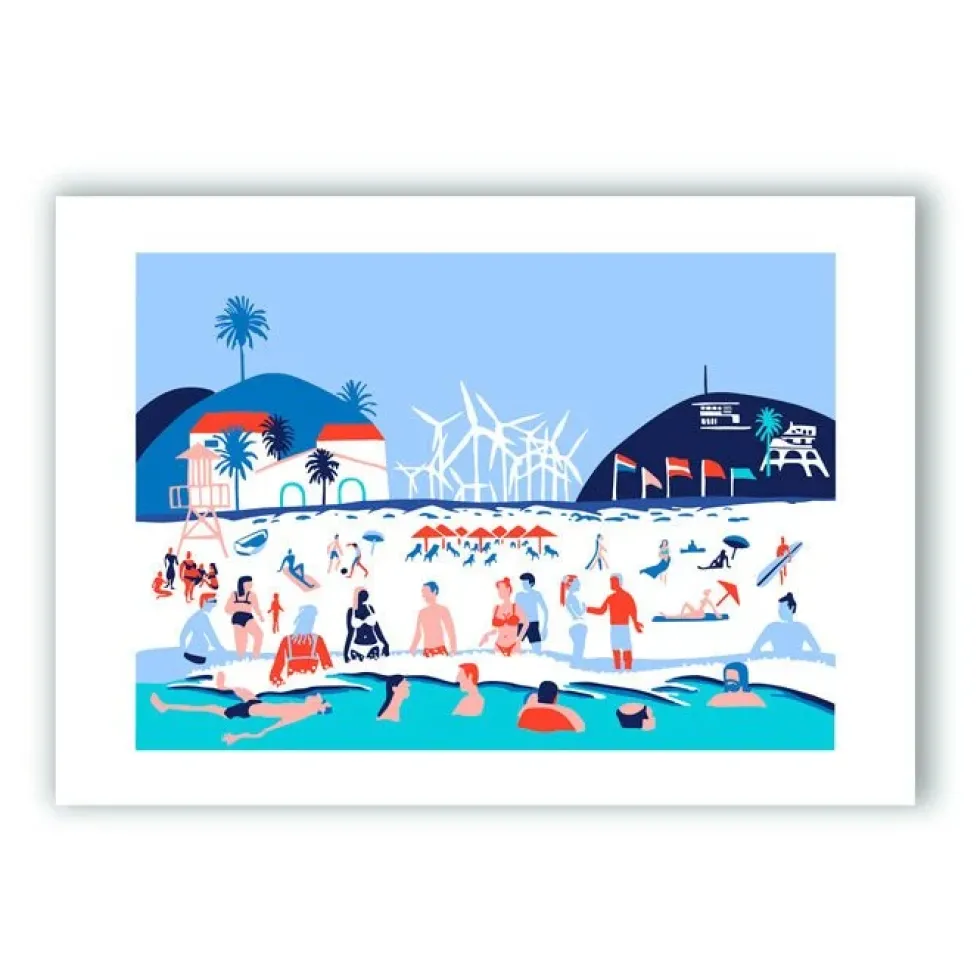 La Playa de Zahara Giclée Print