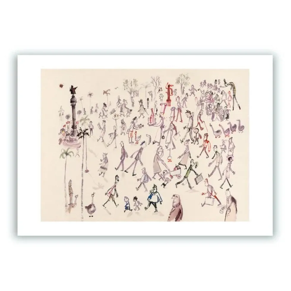 La Rambla Giclée Print