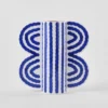 Large Butterfly Vase Blue