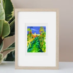 La Ribera del Manzanares Giclée Print A5