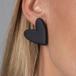 Latidos Mini Earrings Black