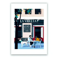 La Violeta Giclée Print