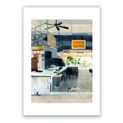 Lazy Afternoon Giclée Print A5