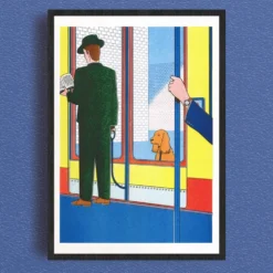 Le Metro - Simon Bailly Risograph A3