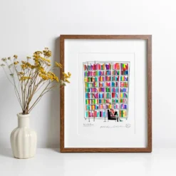 Library 2 Giclée Print