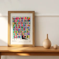 Library 2 Giclée Print