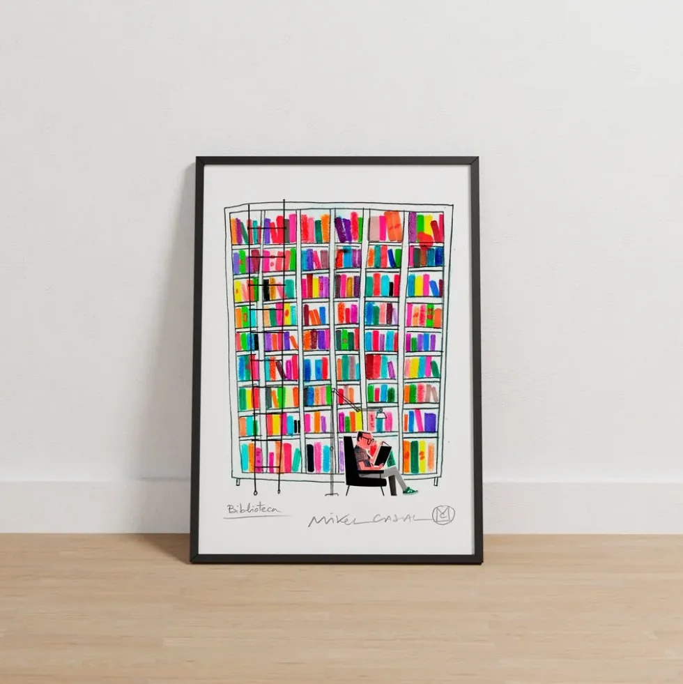 Library 2 Giclée Print