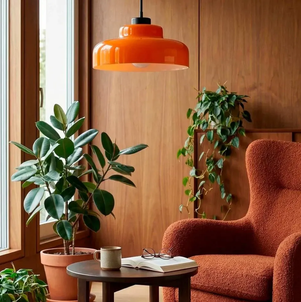 Ligo Retro Pendant Lamp - Orange