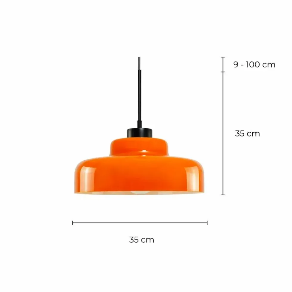 Ligo Retro Pendant Lamp - Orange