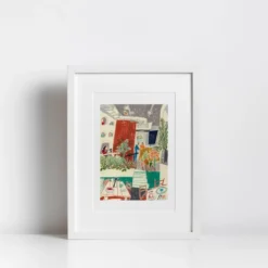 Lunch at Julios Giclée Print A4