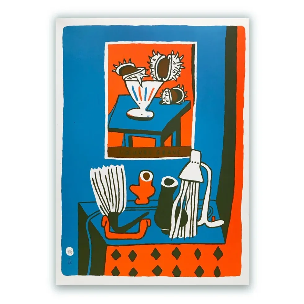 L’œuvre Gravé 2025 Lithographic Print