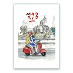 Mad "Cibeles Vespa" Giclée Print
