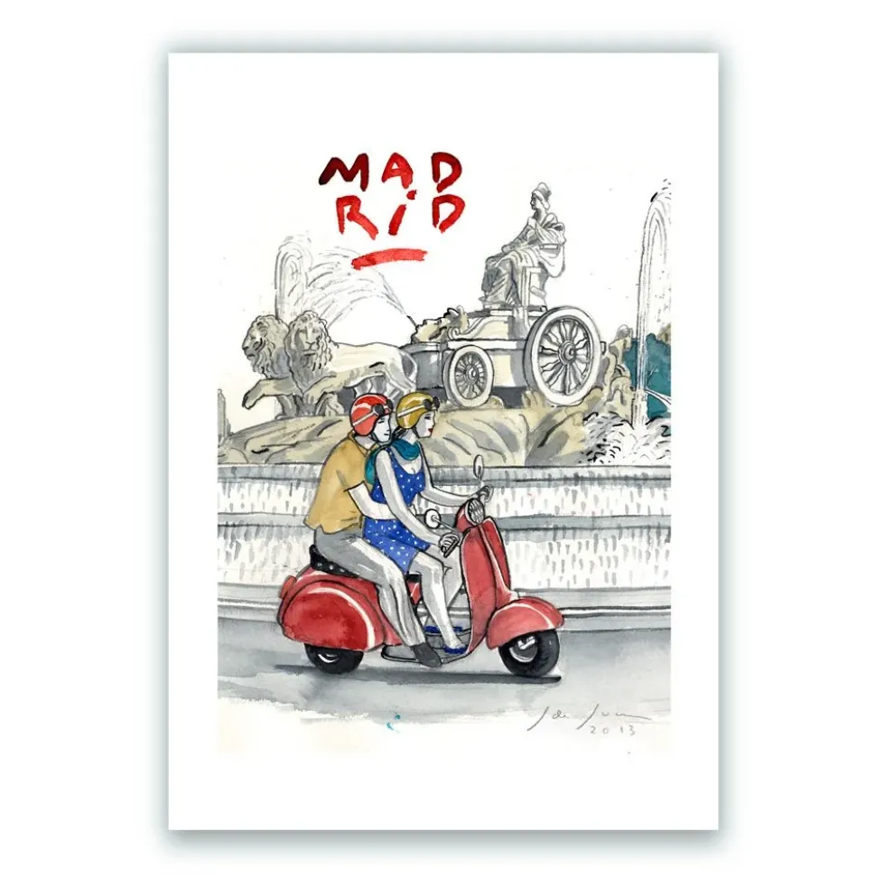 Mad "Cibeles Vespa" Giclée Print