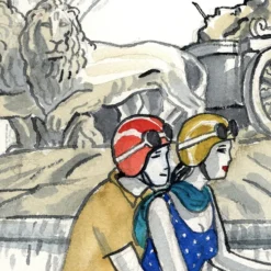 Mad "Cibeles Vespa" Giclée Print