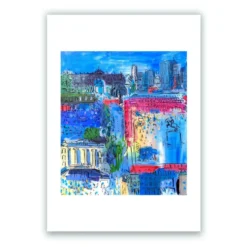 Madrid at Night Giclée Print