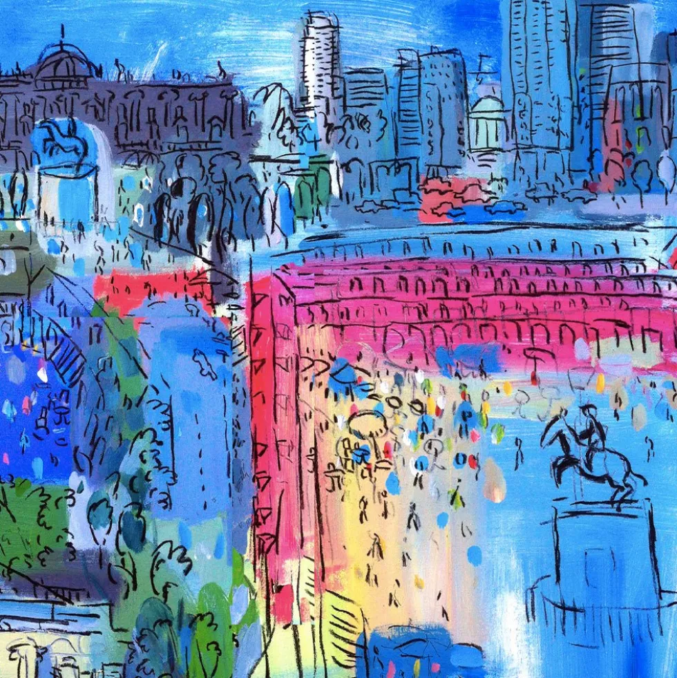 Madrid at Night Giclée Print