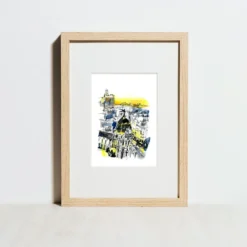 Madrid Gran Vía Atardecer Giclée Print