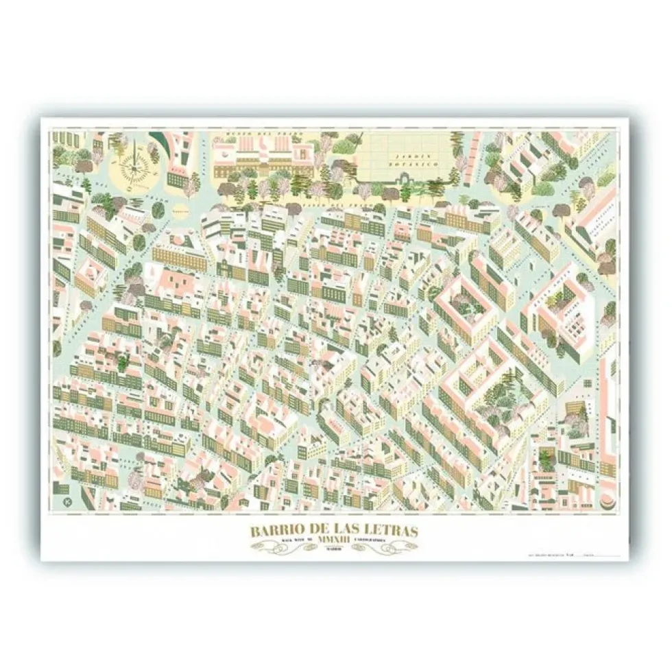 Madrid Map - Barrio de las Letras