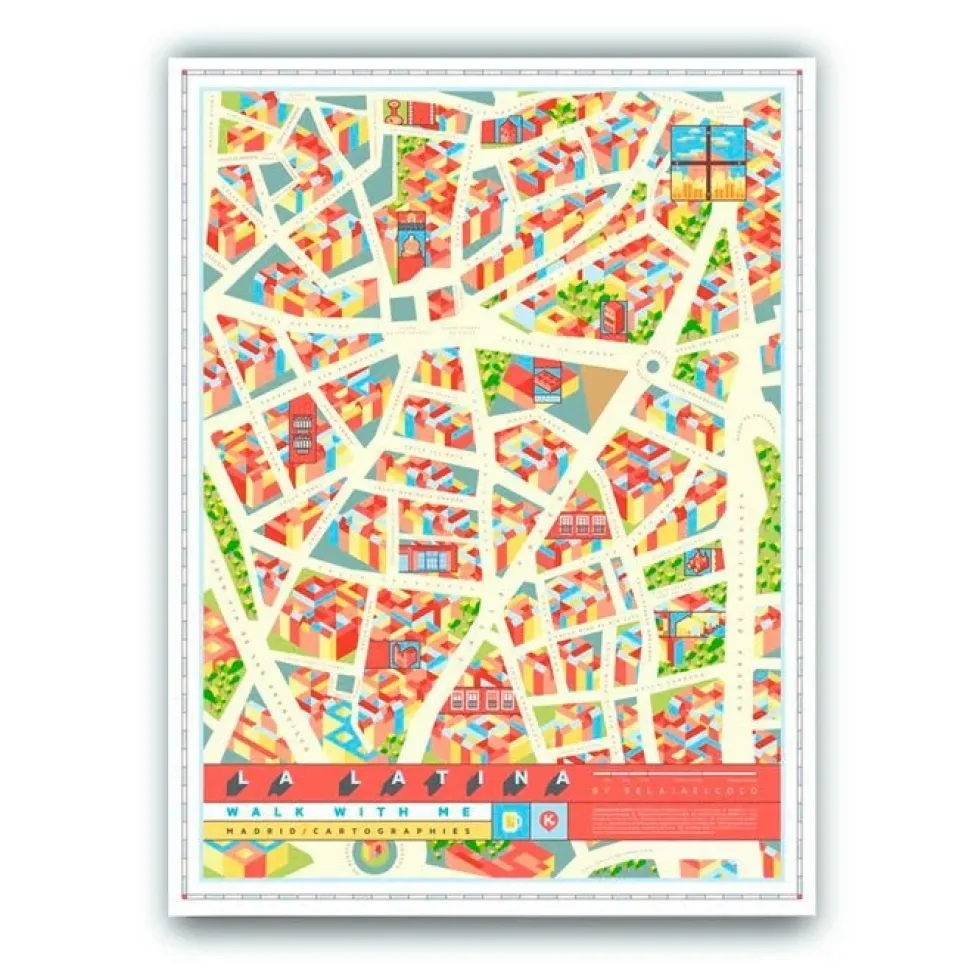 Madrid Map - La Latina
