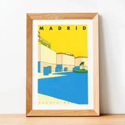 Madrid - Puerta del Sol Giclée Print A5